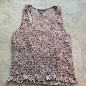 American Eagle Smocked Tank Top